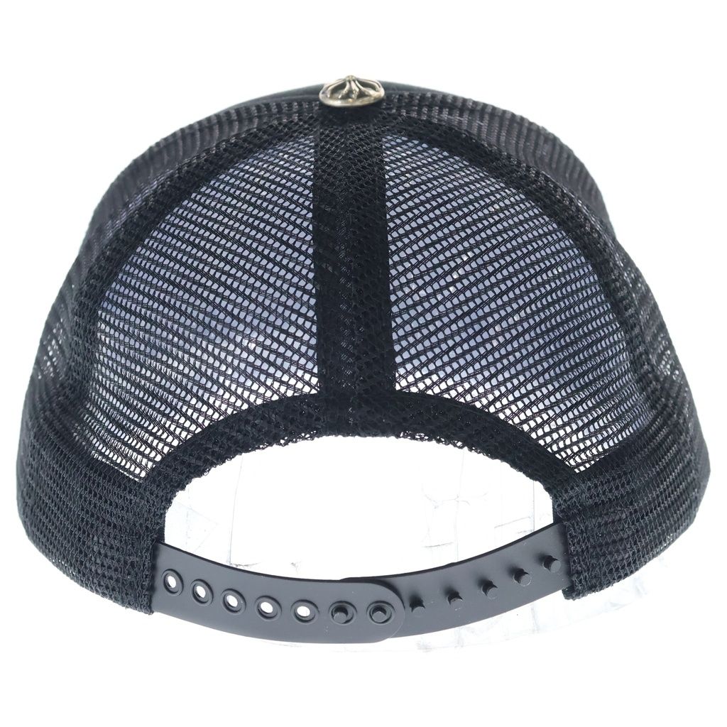 Chrome Hearts Trucker Cap CH Logo Mesh Trap Khaki Cap Hat Black — view 2