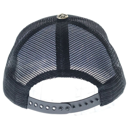 Chrome Hearts Trucker Cap CH Logo Mesh Trap Khaki Cap Hat Black — view 2