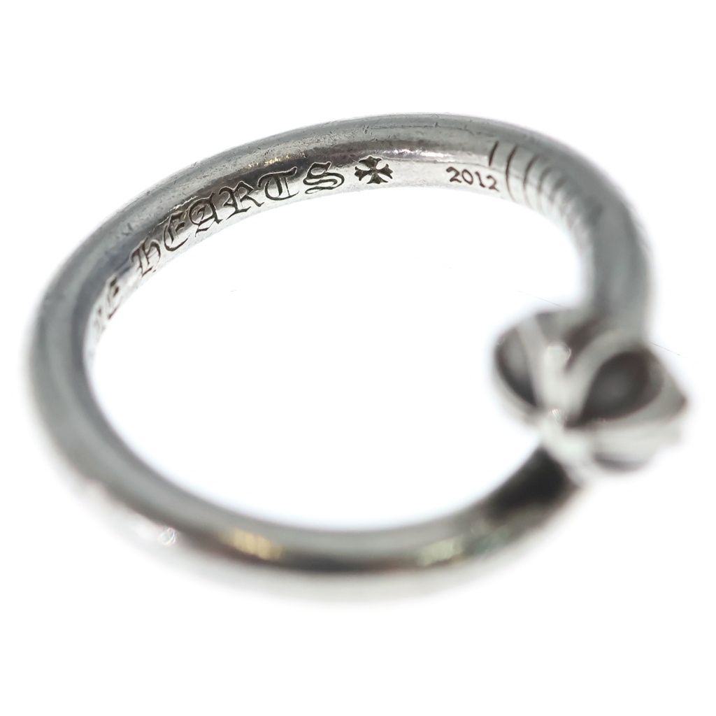 Chrome Hearts Nail Crsball Cross Ball Ring Silver — view 6