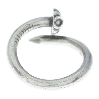 Chrome Hearts Nail Crsball Cross Ball Ring Silver — view 2