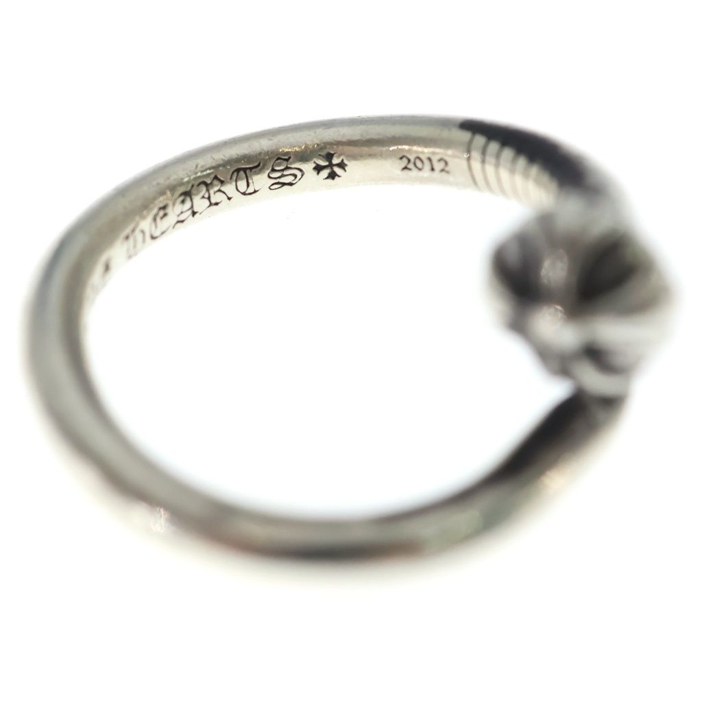 Chrome Hearts Nail Crsball Cross Ball Ring Silver — view 6