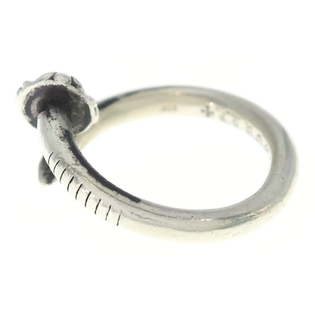 Chrome Hearts Nail Crsball Cross Ball Ring Silver — view 4