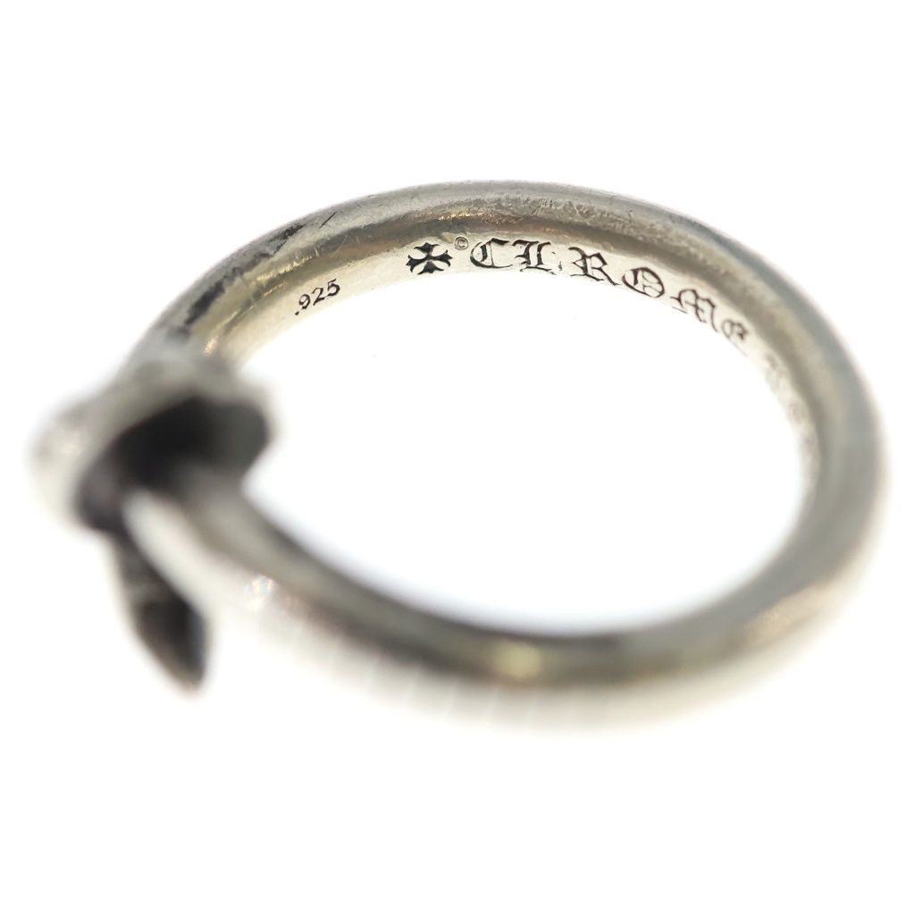 Chrome Hearts Nail Crsball Cross Ball Ring Silver — view 5