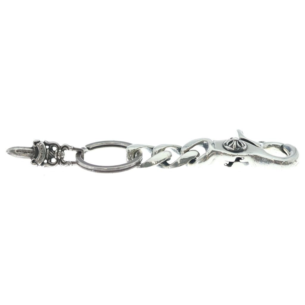 Chrome Hearts Clp Chn Classic-s Short Classic Link Key Chain Silver — view 3