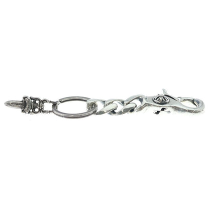 Chrome Hearts Clp Chn Classic-s Short Classic Link Key Chain Silver — view 3