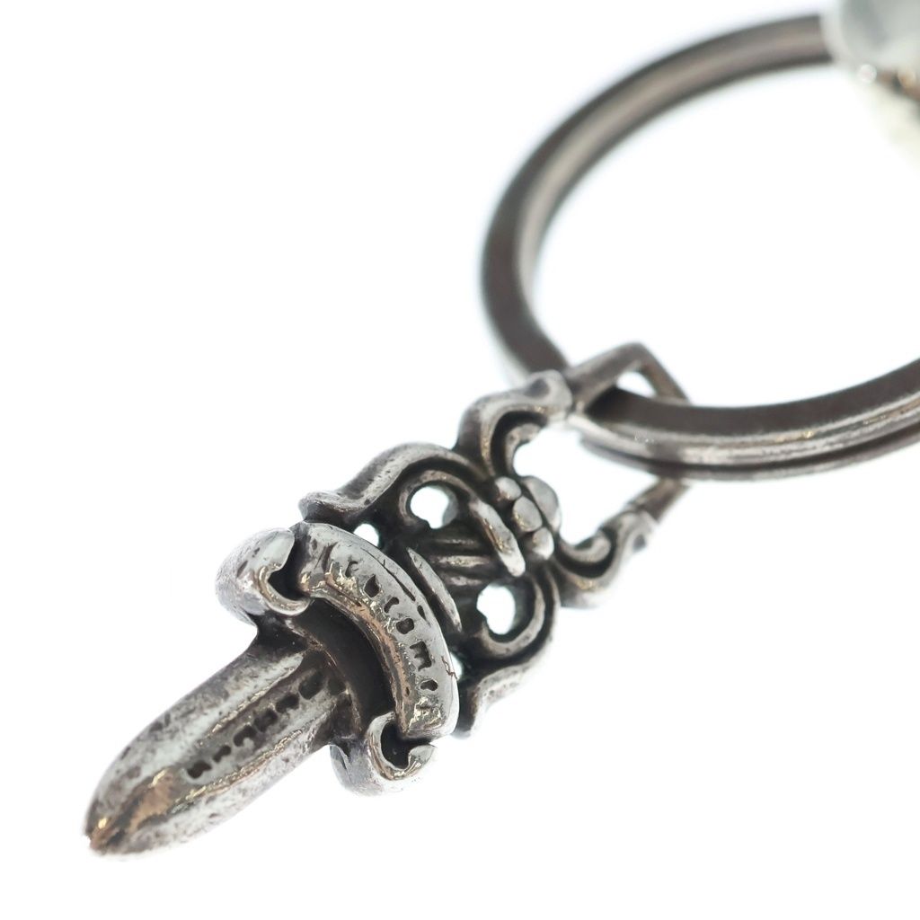 Chrome Hearts Clp Chn Classic-s Short Classic Link Key Chain Silver — view 5