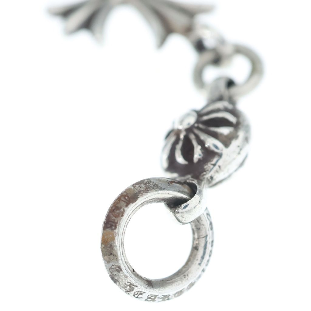 Chrome Hearts Tny CH Crs 1 Ball Tiny CH Cross Charm Pendant Silver — view 5