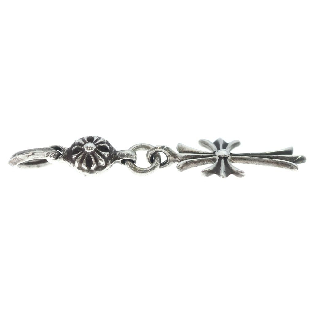 Chrome Hearts Tny CH Crs 1 Ball Tiny CH Cross Charm Pendant Silver — view 4