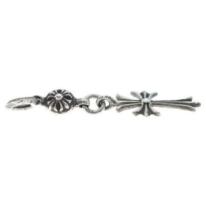 Chrome Hearts Tny CH Crs 1 Ball Tiny CH Cross Charm Pendant Silver — view 4