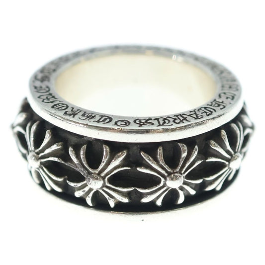 Chrome Hearts Ring Spinner CH Silver
