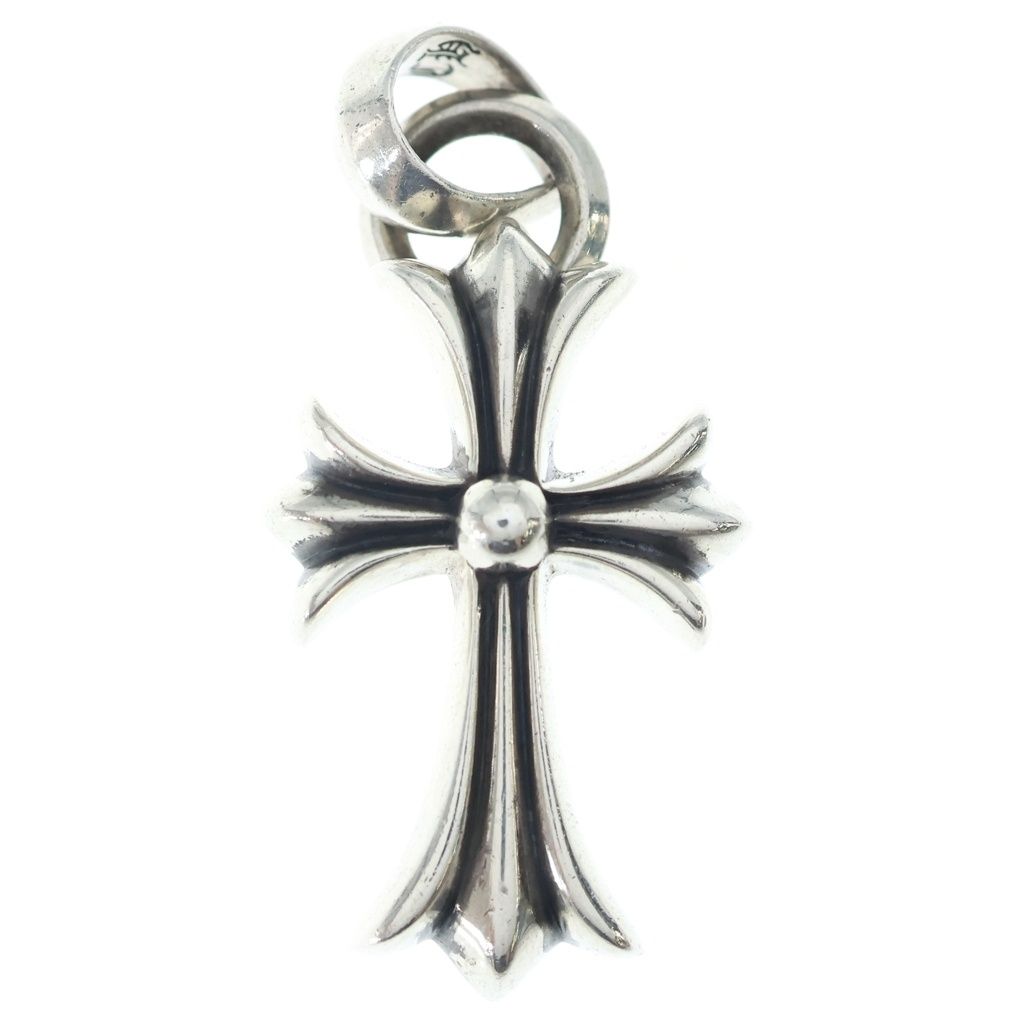 Chrome Hearts CH Crs Sml Bale Small CH Cross Pendant Silver