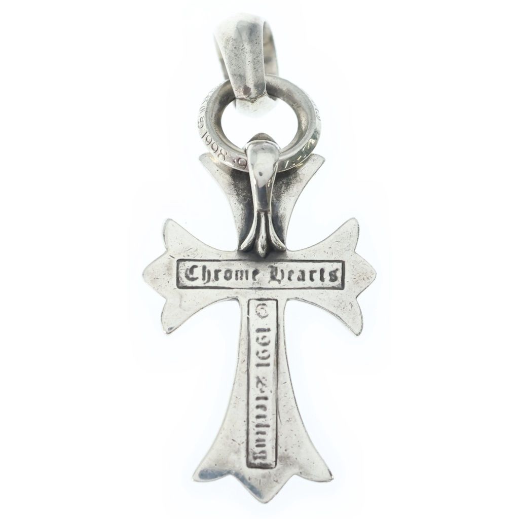 Chrome Hearts CH Crs Sml Bale Small CH Cross Pendant Silver — view 2