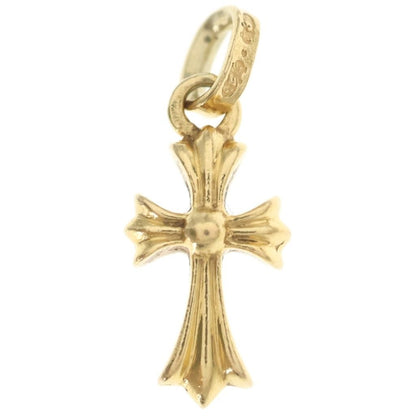 Chrome Hearts 22k Crs Baby Fat Cross Pendant Gold — view 2