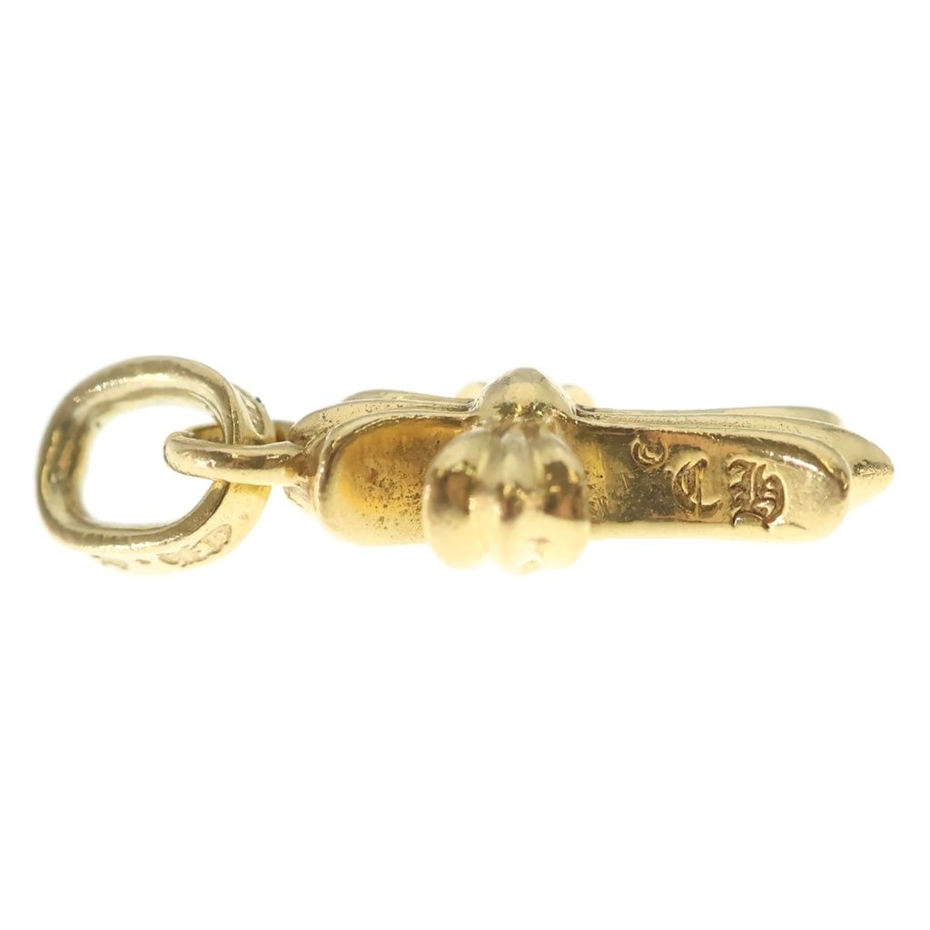 Chrome Hearts 22k Crs Baby Fat Cross Pendant Gold — view 4