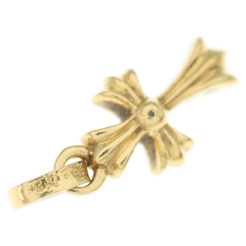 Chrome Hearts 22k Crs Baby Fat Cross Pendant Gold — view 6