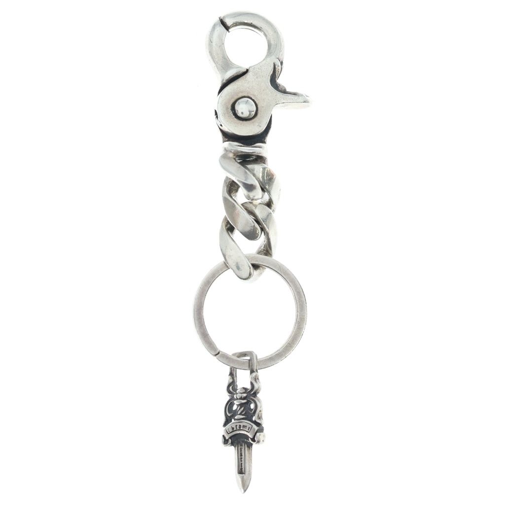 Chrome Hearts Clp Chn Classic-s Short Classic Link Key Chain Silver — view 2