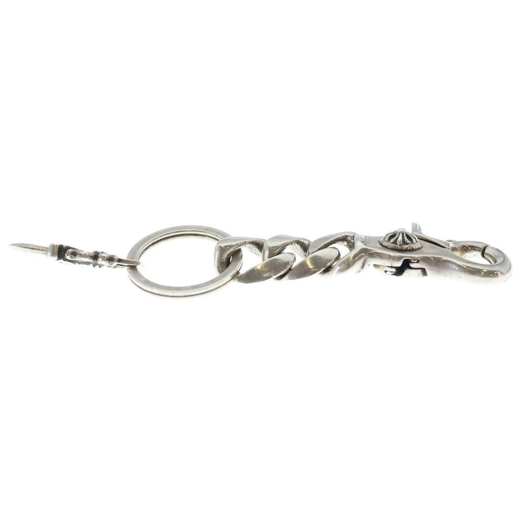 Chrome Hearts Clp Chn Classic-s Short Classic Link Key Chain Silver — view 3