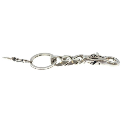 Chrome Hearts Clp Chn Classic-s Short Classic Link Key Chain Silver — view 3