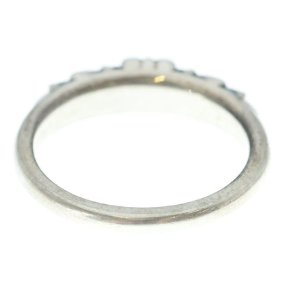 Chrome Hearts Baby Classic Floral Black Sling Silver Ring — view 2