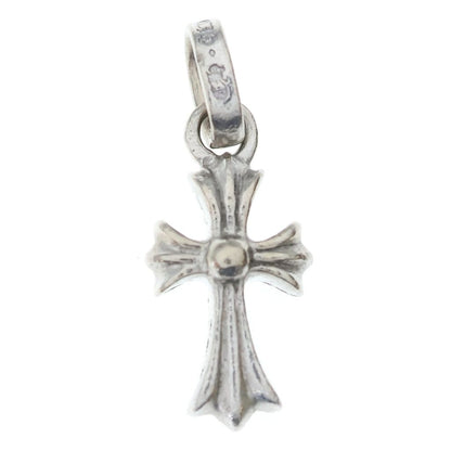 Chrome Hearts Crs Baby Fat P Dia Fat Cross Pave Diamond Pendant White Gold — view 2