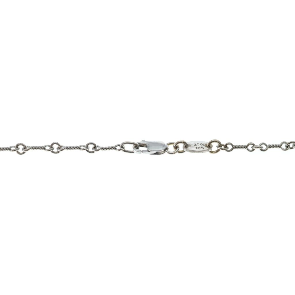 Chrome Hearts Neckchain Twist Chain Necklace White Gold — view 4
