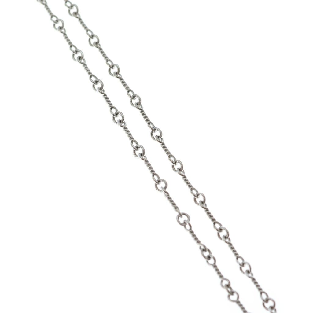 Chrome Hearts Neckchain Twist Chain Necklace White Gold — view 3