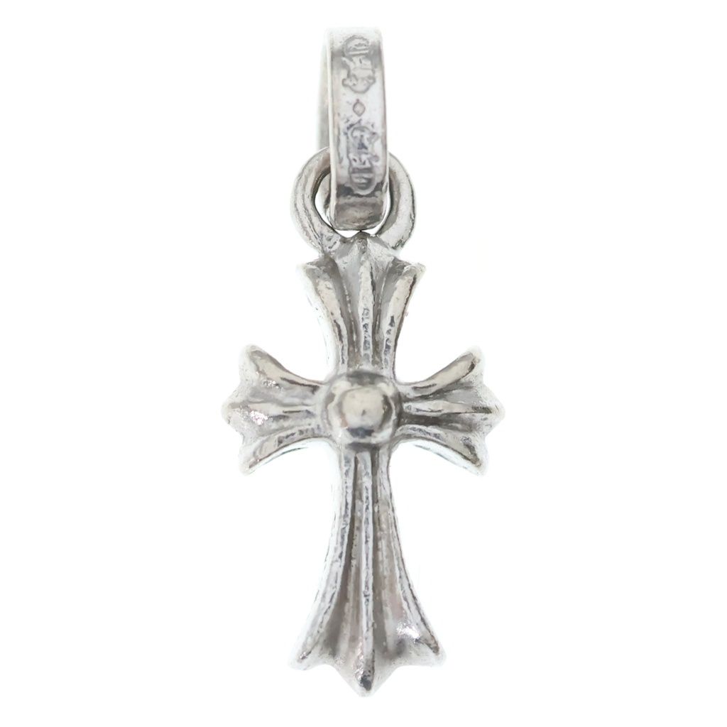 Chrome Hearts Crs Baby Fat P Sap P Fat Cross Pave Pink Saffiano Pendant White — view 2