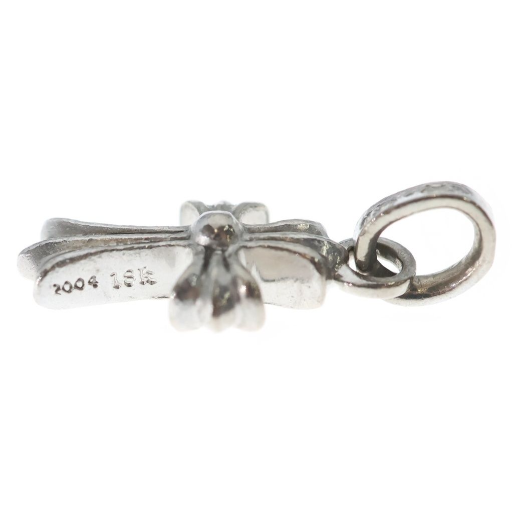 Chrome Hearts Crs Baby Fat P Sap P Fat Cross Pave Pink Saffiano Pendant White — view 3