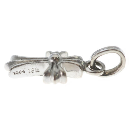 Chrome Hearts Crs Baby Fat P Sap P Fat Cross Pave Pink Saffiano Pendant White — view 3