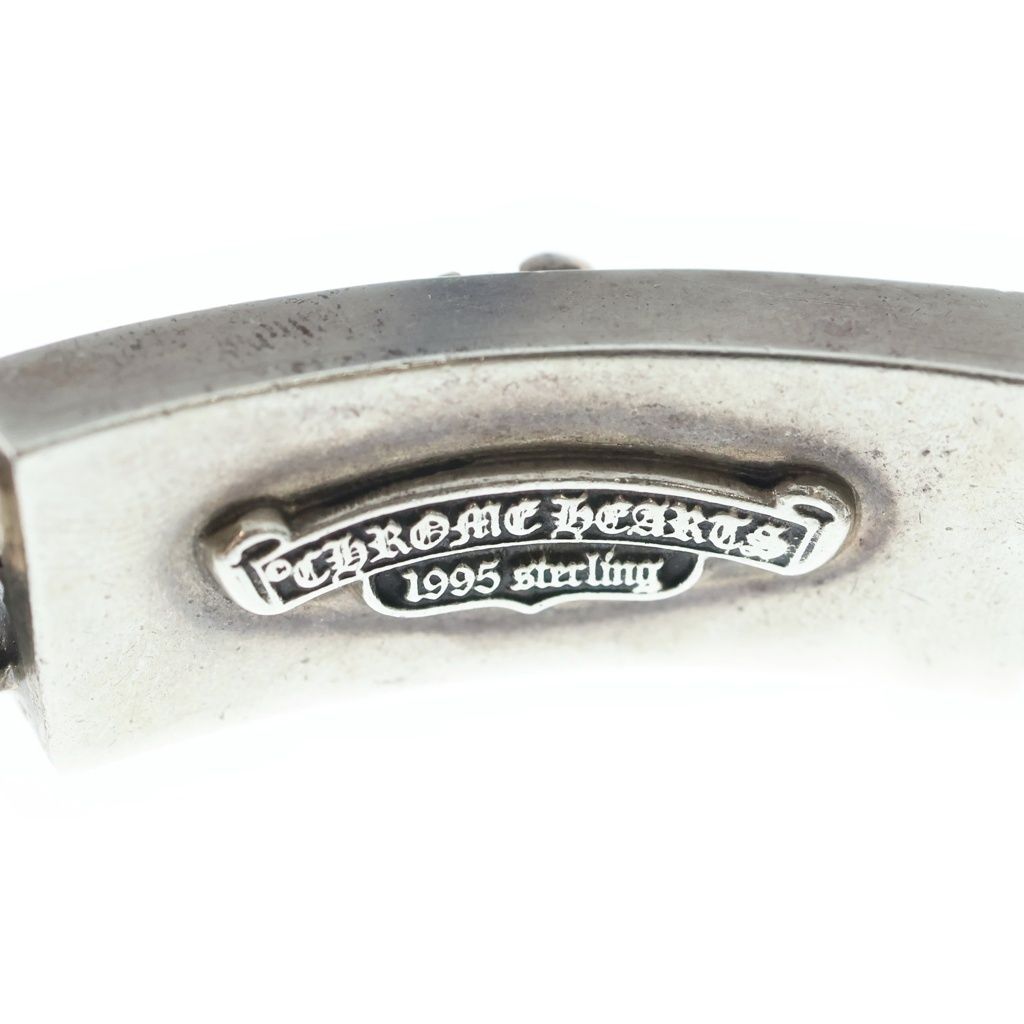 Chrome Hearts Fncy ID Dggr Dagger ID Clip Bracelet Silver — view 6