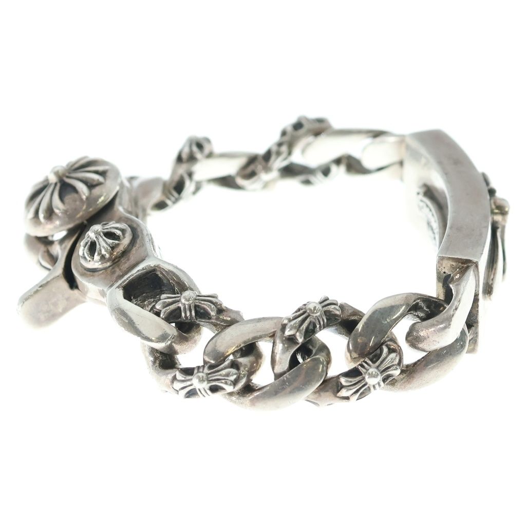 Chrome Hearts Fncy ID Dggr Dagger ID Clip Bracelet Silver — view 3