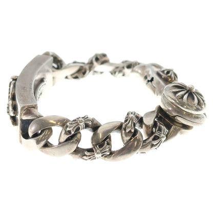 Chrome Hearts Fncy ID Dggr Dagger ID Clip Bracelet Silver — view 4