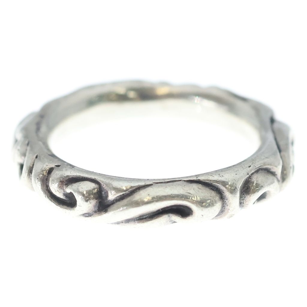 Chrome Hearts Scrl Band Scroll Ring Silver — view 2