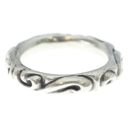 Chrome Hearts Scrl Band Scroll Ring Silver — view 2