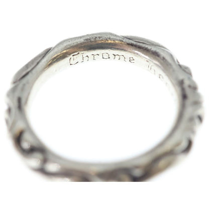 Chrome Hearts Scrl Band Scroll Ring Silver — view 5