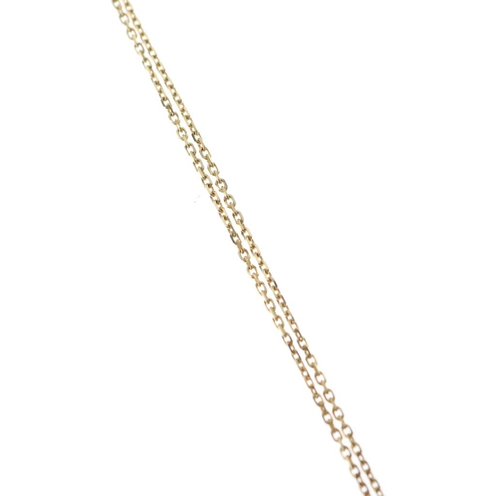 Van Cleef & Arpels Sweet Alhambra Mother of Pearl Pendant Chain Gold — view 4
