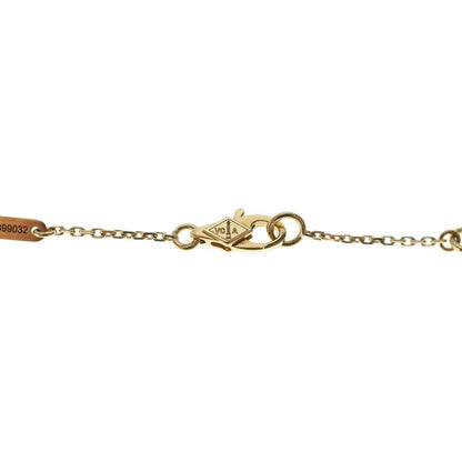 Van Cleef & Arpels Sweet Alhambra Mother of Pearl Pendant Chain Gold — view 5