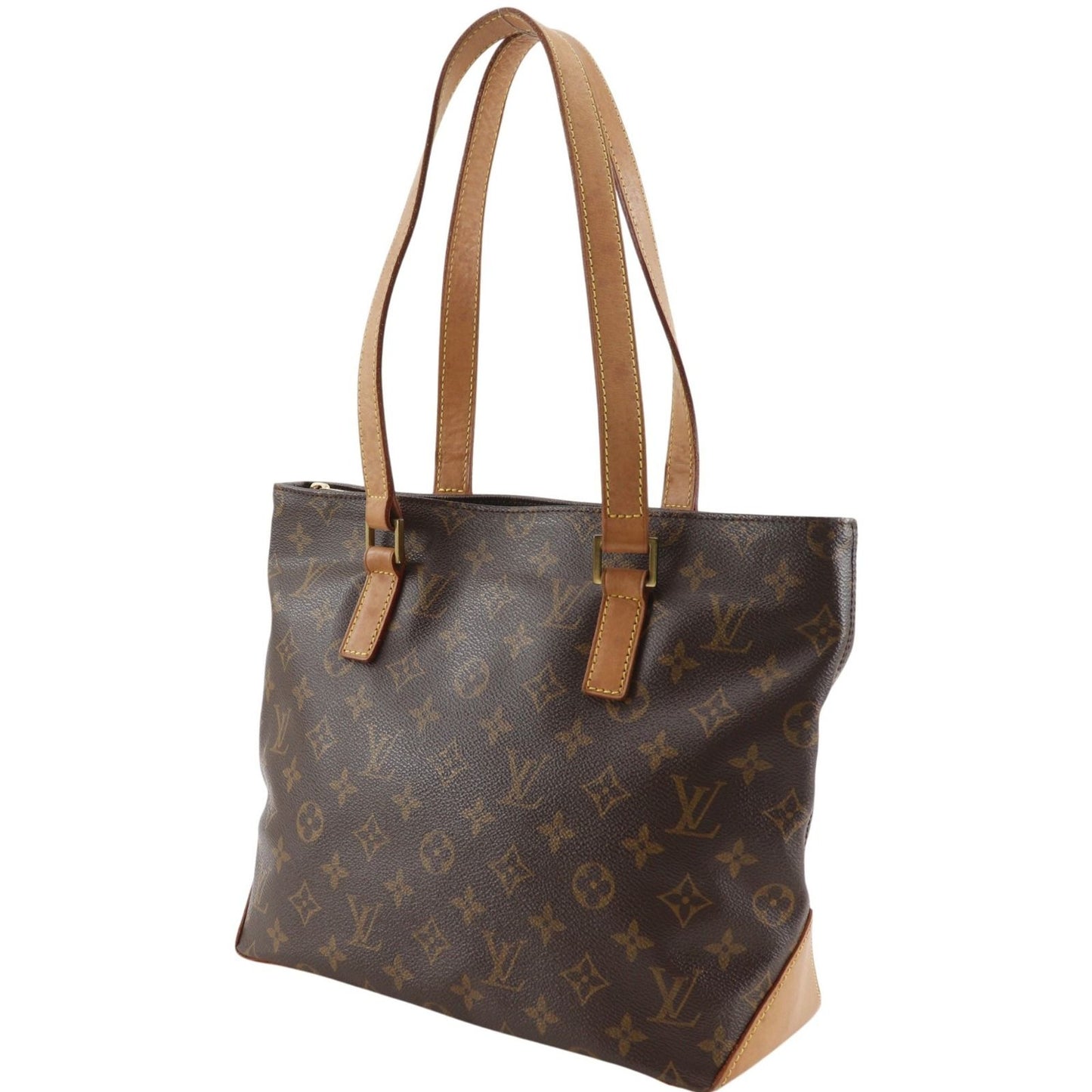 Louis Vuitton Cabas Piano Monogram Canvas Brown Tote — view 2