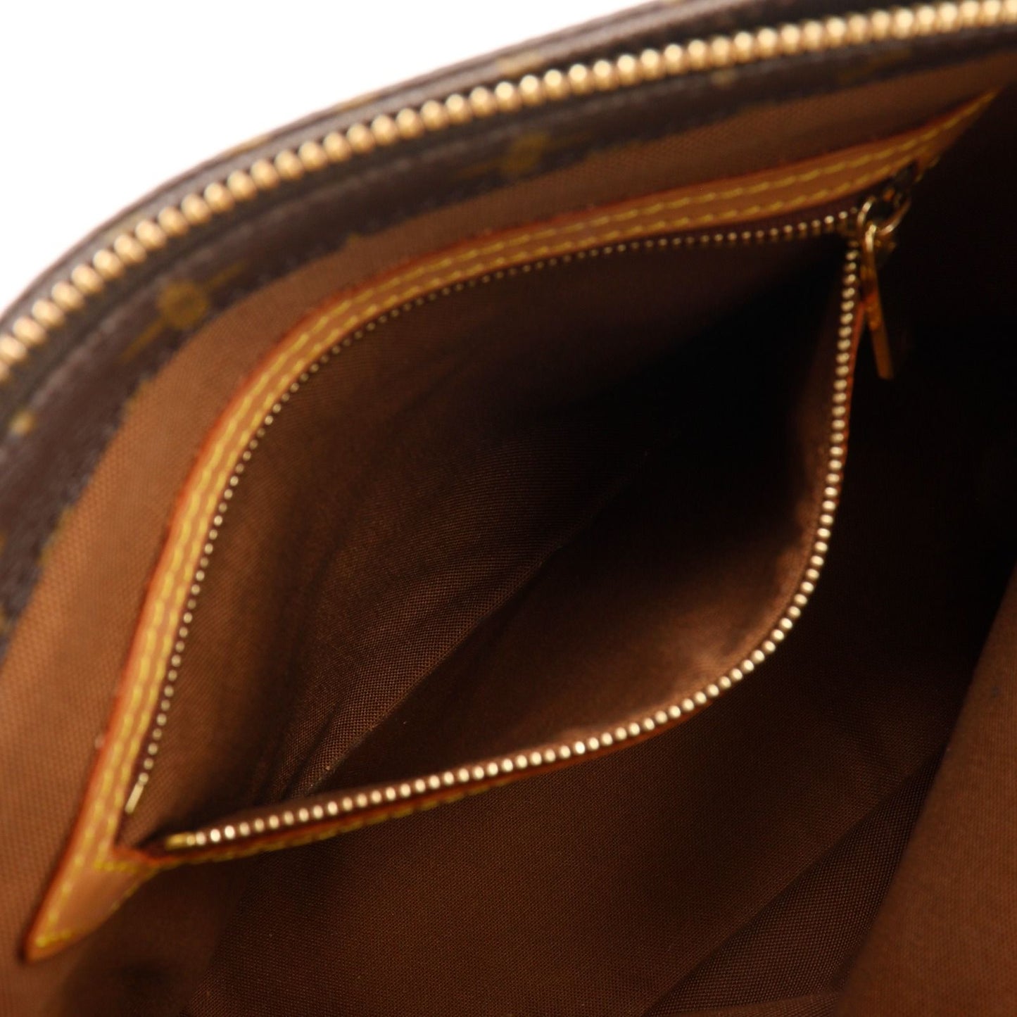 Louis Vuitton Cabas Piano Monogram Canvas Brown Tote — view 7