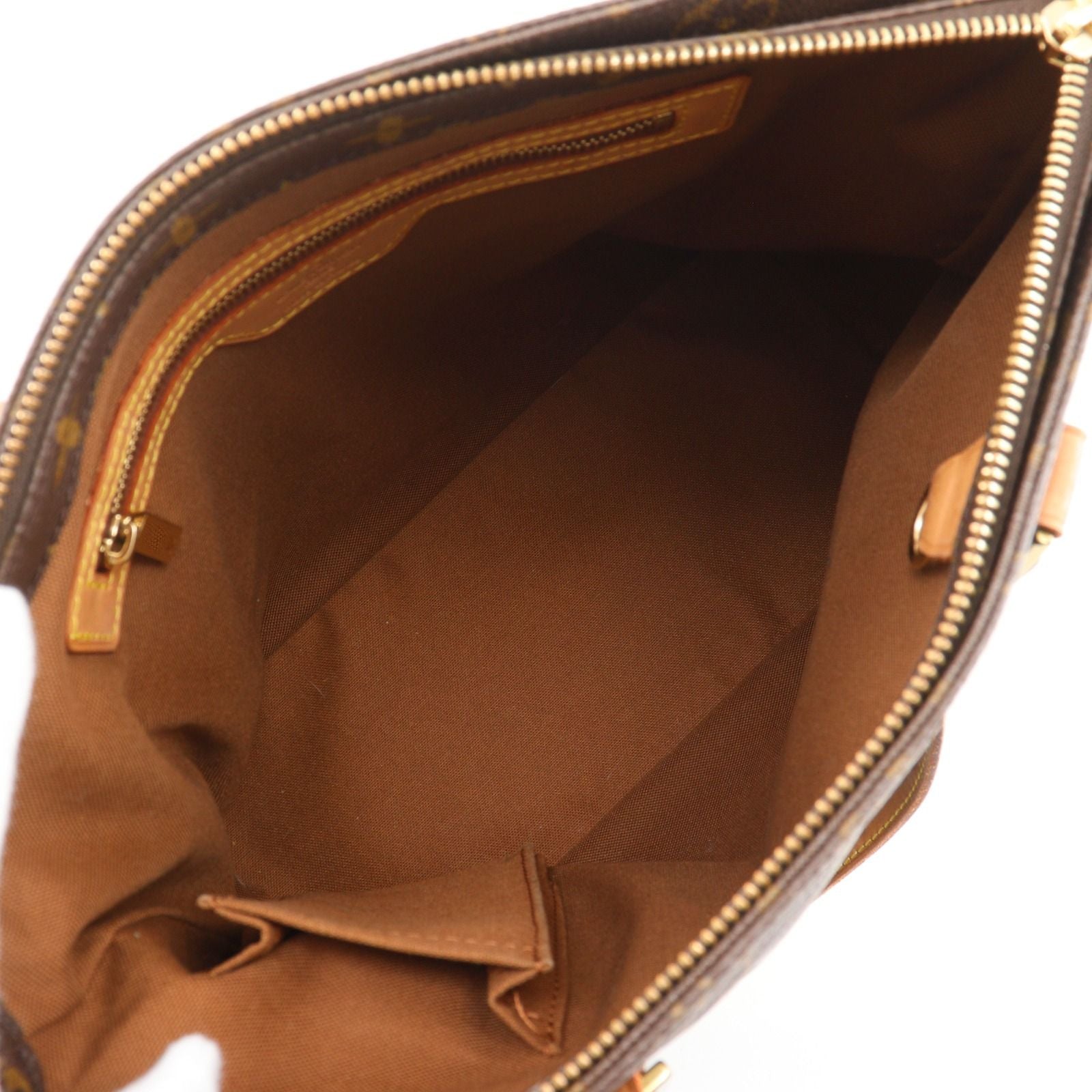 Louis Vuitton Cabas Piano Monogram Canvas Brown Tote — view 6