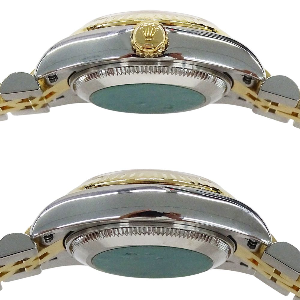 Rolex Datejust D Number Watch Diamond Automatic Winding at Stainless Steel Gold — view 3