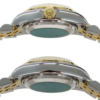 Rolex Datejust D Number Watch Diamond Automatic Winding at Stainless Steel Gold — view 3