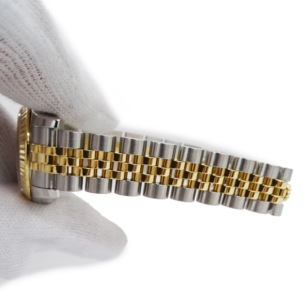Rolex Datejust D Number Watch Diamond Automatic Winding at Stainless Steel Gold — view 9