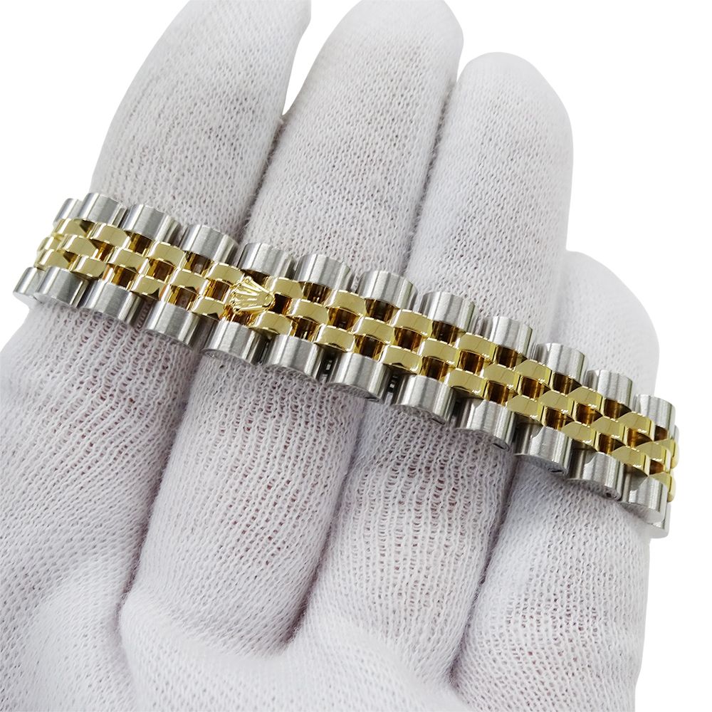Rolex Datejust D Number Watch Diamond Automatic Winding at Stainless Steel Gold — view 5