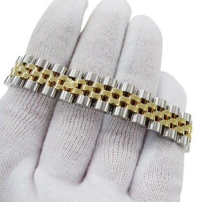 Rolex Datejust D Number Watch Diamond Automatic Winding at Stainless Steel Gold — view 5