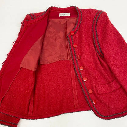 Saint Laurent Knit Jacket Cardigan Wool Blend M — view 6