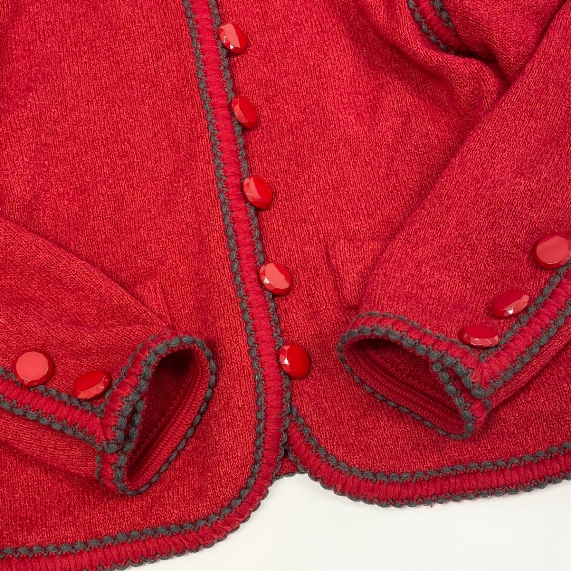 Saint Laurent Knit Jacket Cardigan Wool Blend M — view 5