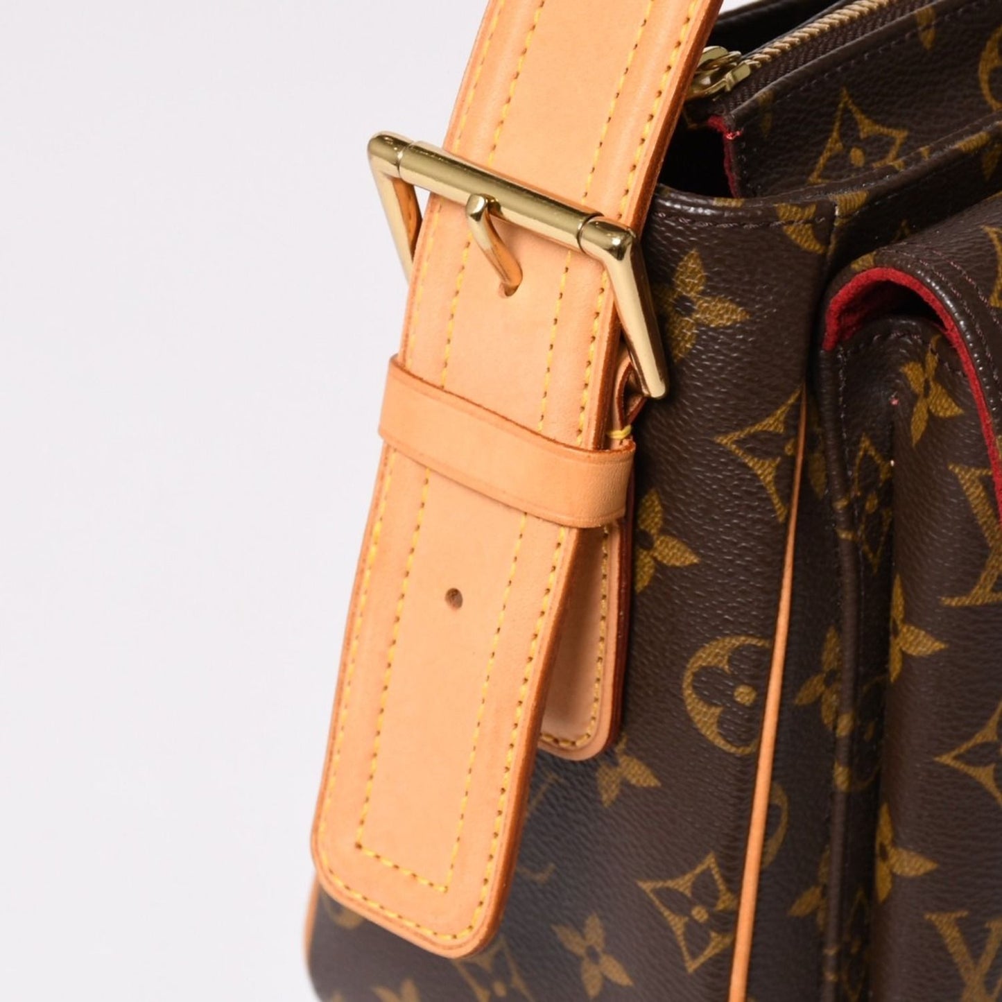Louis Vuitton Viva-Cite GM Bag Monogram Brown Gold — view 5