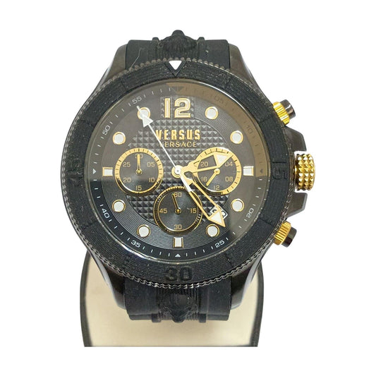 Versace Watch Chronograph Quartz Black