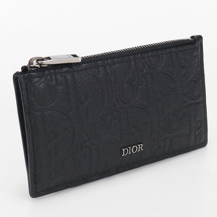 Dior Fragment Case Gravity Coin Purse Leather